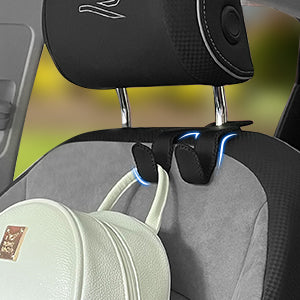 LANVRION Car Headrest Hooks for Purses and Bags, Upgraded in