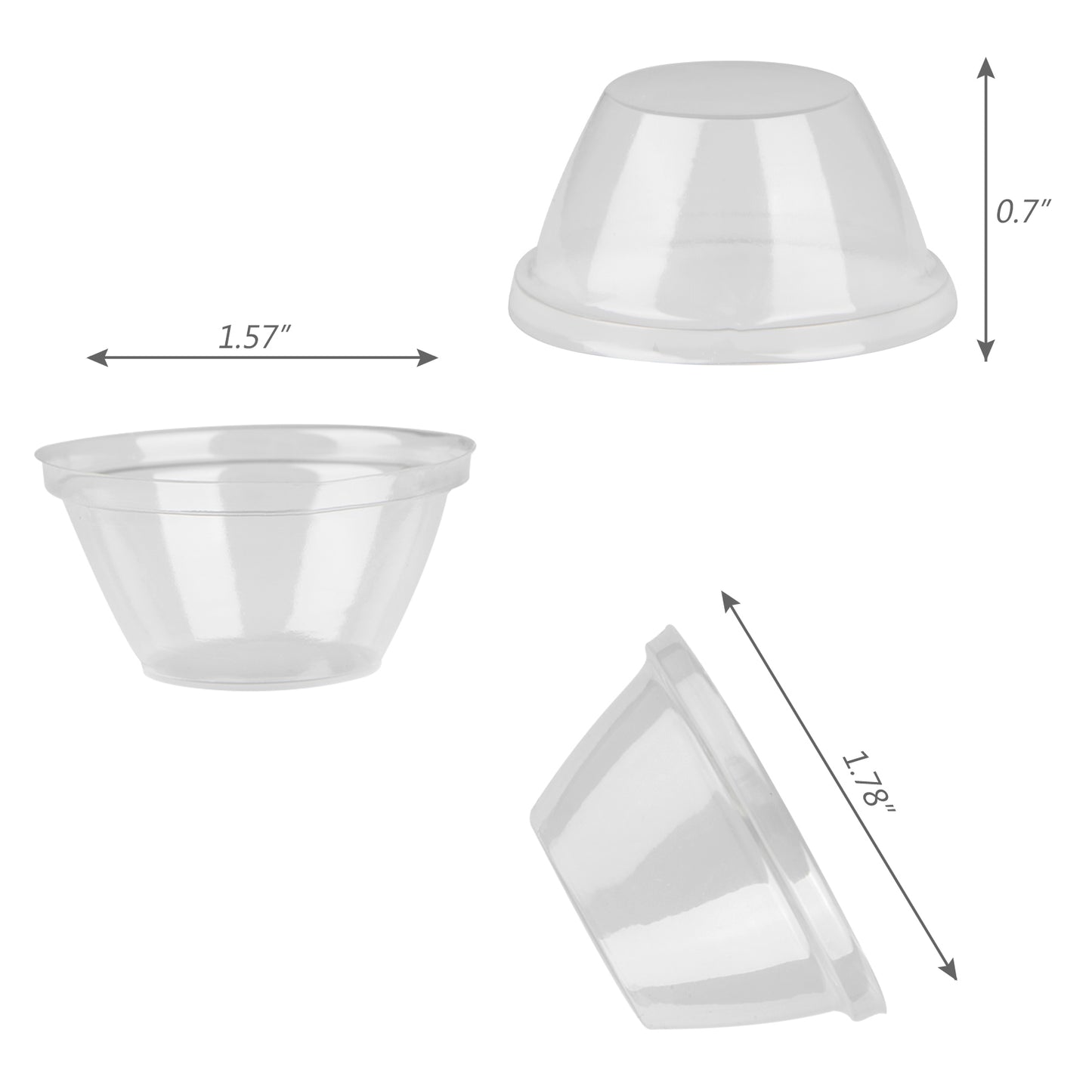 LANVRION 50 Pack Grow Domes, Replacement Grow Dome Caps Compatible with AeroGarden, Plant Covers for Hydroponic Growing System